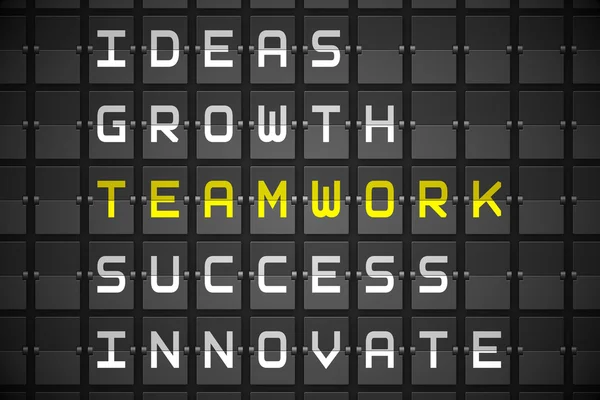 Teamwork buzzwords — Stock Photo, Image