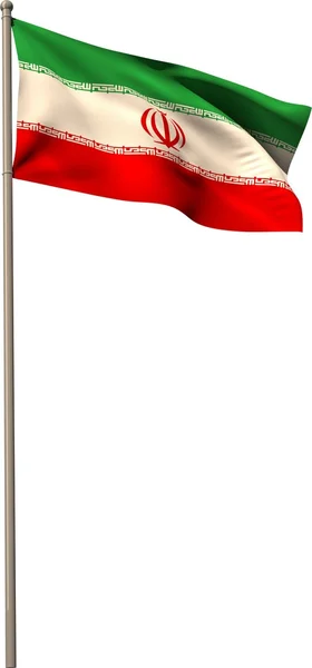 Iran national flag — Stock Photo, Image