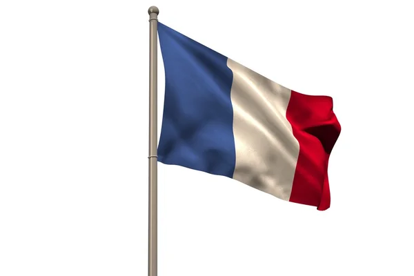 Francia nemzeti zászló — Stock Fotó