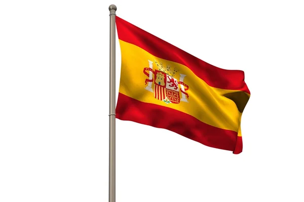 Εθνική σημαία της Ισπανίας — Φωτογραφία Αρχείου