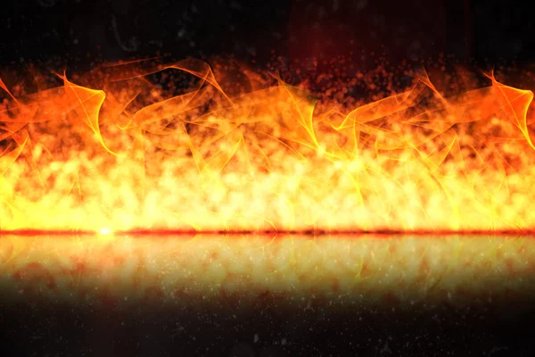 Large flames — Stock Photo, Image