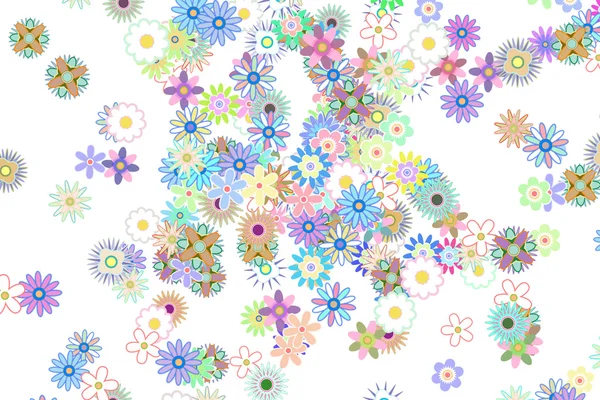 Mädchenhaft florales Design Hintergrund — Stockfoto