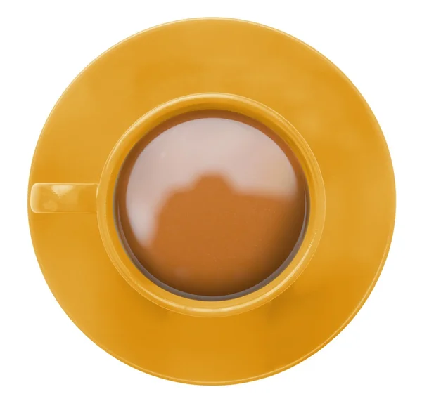 Φλιτζάνι καφέ κίτρινο — Φωτογραφία Αρχείου