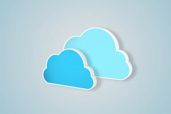 Nuvens para computação em nuvem — Fotografia de Stock