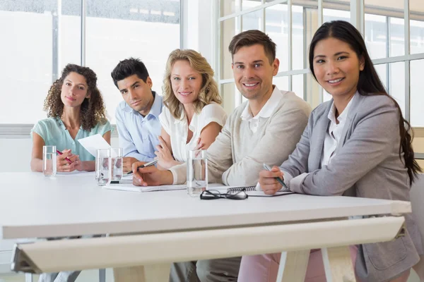 Zakelijke team tijdens vergadering — Stockfoto