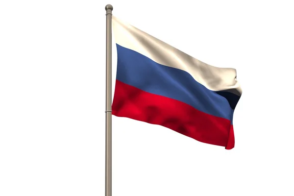 Russisk nationalt flag - Stock-foto