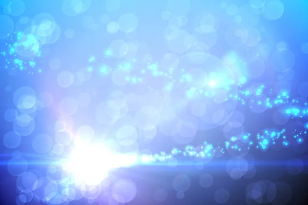青で明るい光エネルギー設計 — ストック写真