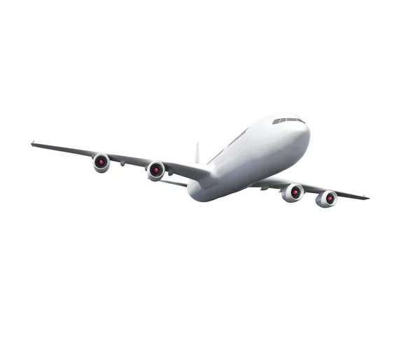 Weißes Grafikflugzeug — Stockfoto