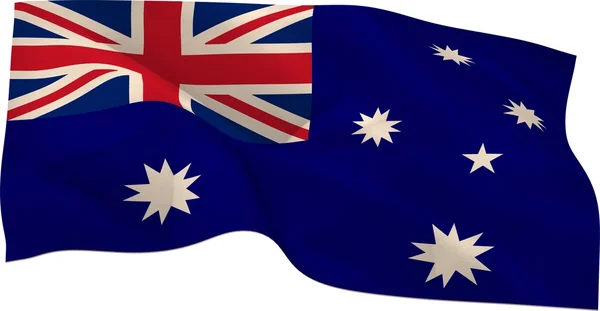 Nationale vlag van Australië — Stockfoto