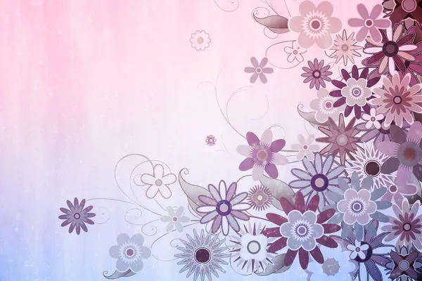 Girly floral design background — Stock Photo, Image