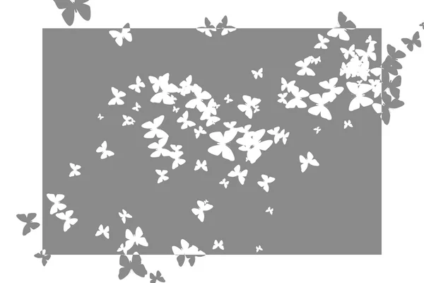 스텐실 나비 패턴 디자인 — 스톡 사진