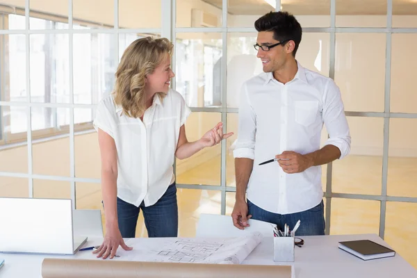 Architecture team working together — Stock Photo, Image