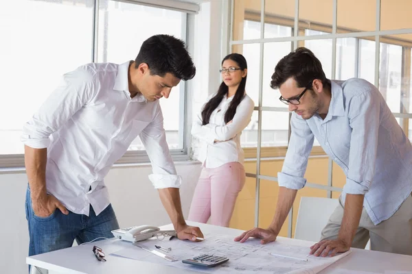 Architecture team working together — Stock Photo, Image