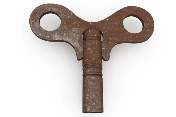 Llave vieja oxidada — Foto de Stock