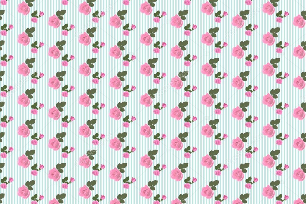 Téléchargement gratuit Images Kitsch Pattern Wallpaper With Roses Stock Photo C Wavebreakmedia actualisé salutations