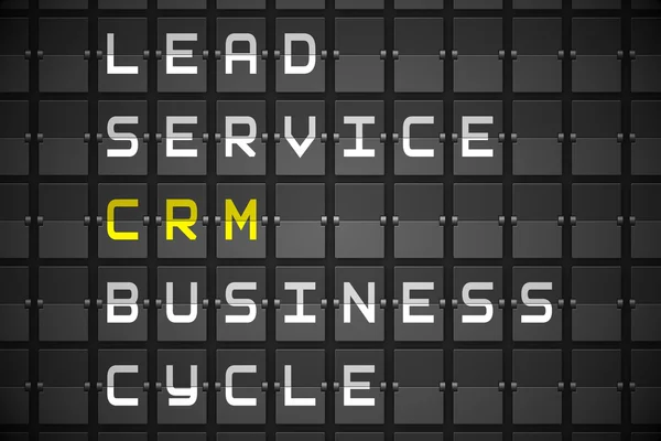 Parole d'ordine CRM — Foto Stock