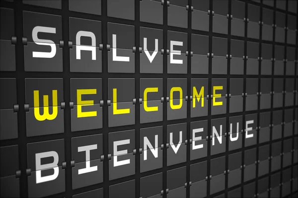 Welcome in languages — Stock Photo, Image