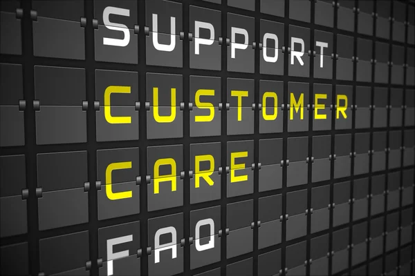 Customer care buzzwords — Stock Photo, Image