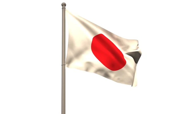 Bandeira Nacional do Japão — Fotografia de Stock