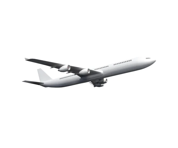 White graphic airplane — Stock Photo, Image