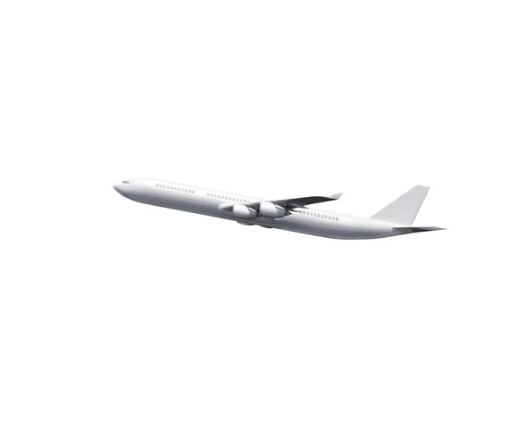 White graphic airplane — Stock Photo, Image