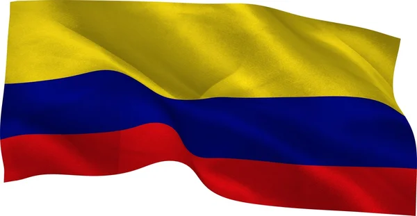 Bandera Nacional de Colombia — Foto de Stock