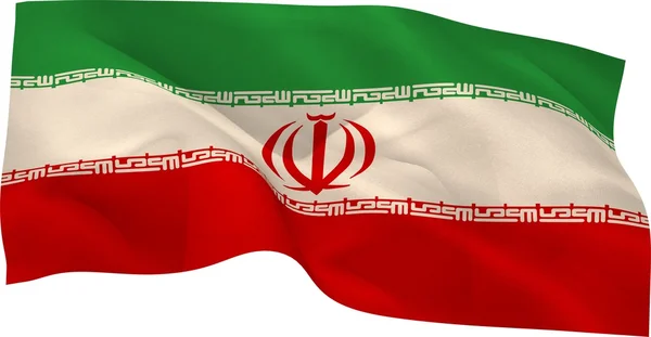 Iran national flag — Stock Photo, Image