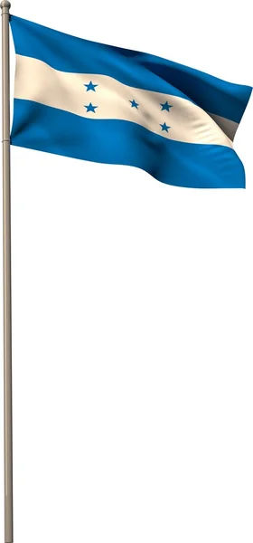 Honduran national flag — Stock Photo, Image