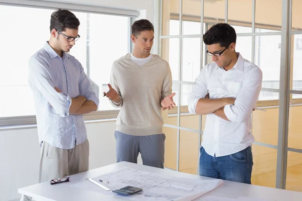 Architecture team working together — Stock Photo, Image