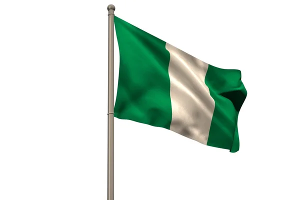 Bandiera nazionale della Nigeria — Foto Stock