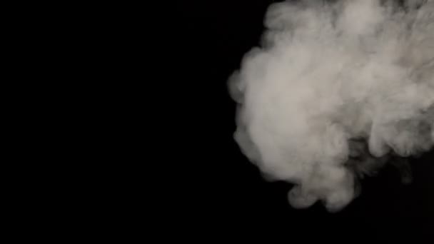 Soplado de humo — Vídeo de stock