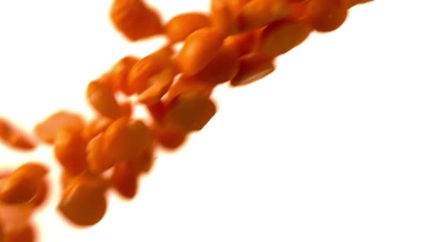 Amendoins derramando — Vídeo de Stock