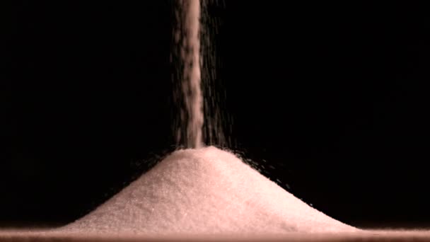 Sugar pouring — Stock Video