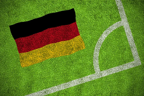 Композитное изображение германского национального флага — стоковое фото
