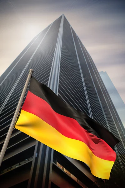 Samengestelde afbeelding van Duitsland nationale vlag — Stockfoto