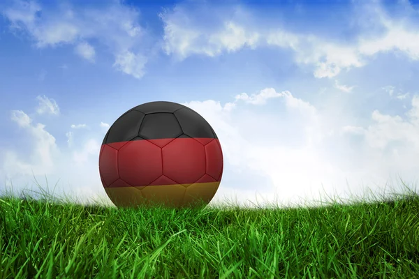 Football in germany colours — Stock Photo, Image
