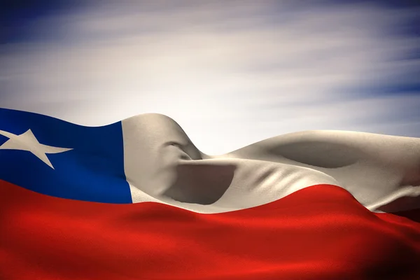 Composite image of chile flag waving — Stock Photo, Image