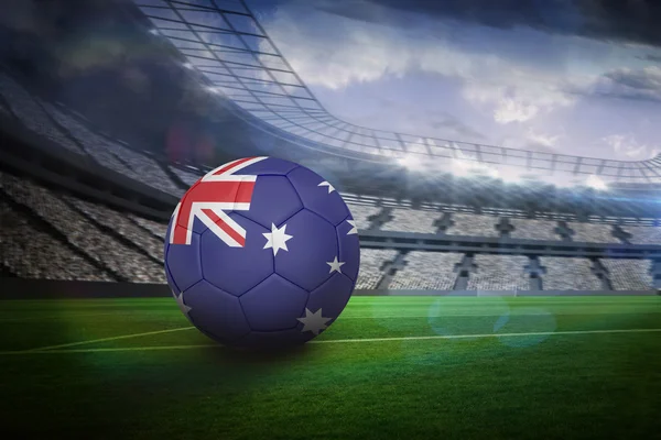 Fotboll i Australien färger — Stockfoto