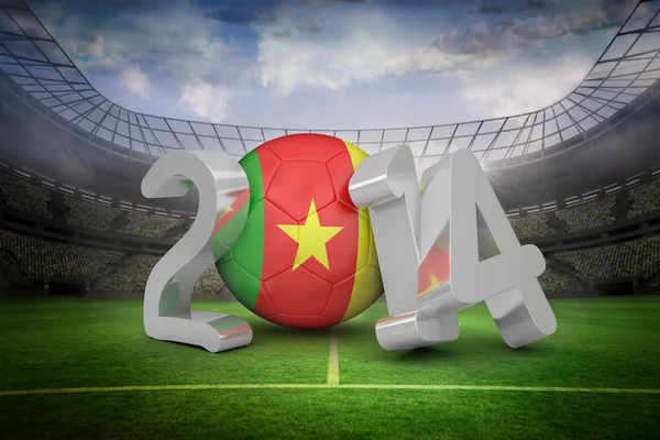 Composite image of cameroon world cup 2014 — Stock Photo, Image