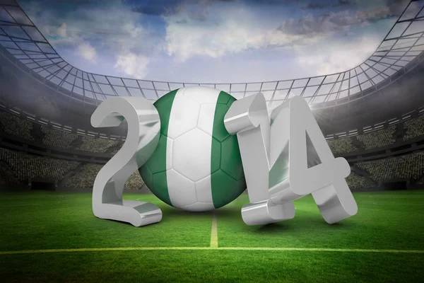 Image composite de la coupe du monde nigeria 2014 — Photo