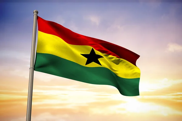 Imagen compuesta de la bandera nacional de ghana —  Fotos de Stock
