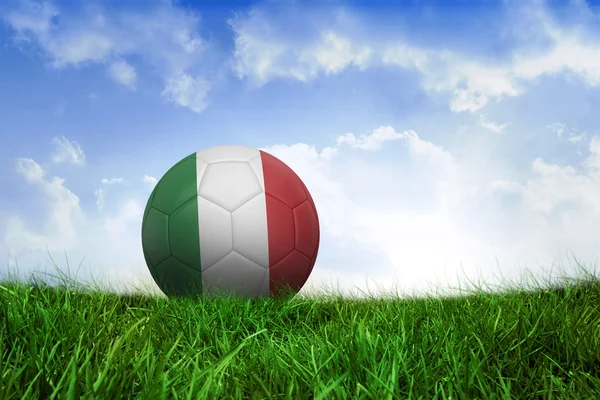 Football in italy colours — Stock Photo, Image