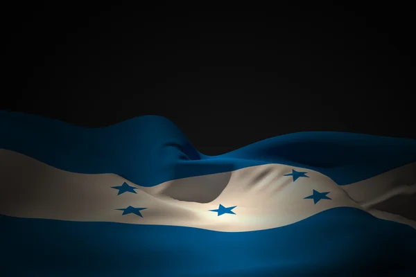 Samengestelde afbeelding van honduras vlag wapperend — Stockfoto