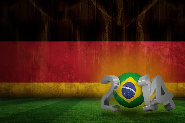 Gesamtbild der Fußball-WM 2014 in Brasilien — Stockfoto