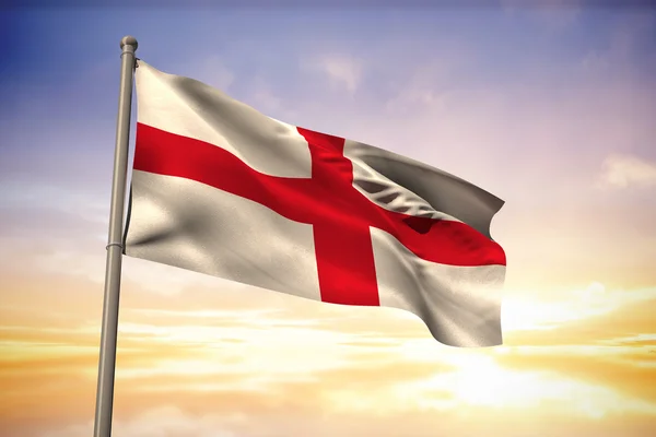 Složený obraz národní vlajka Anglie — Stock fotografie