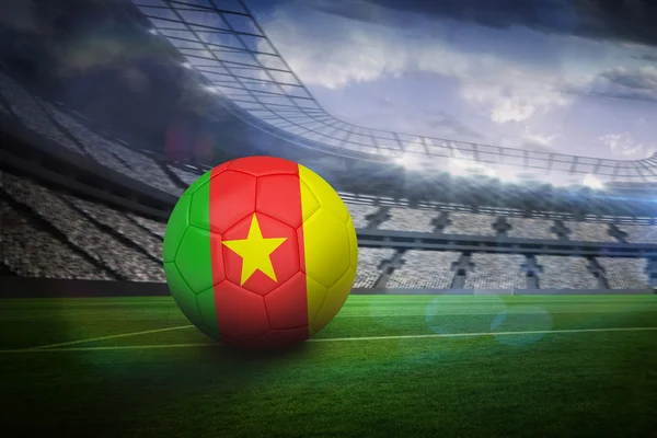 Ποδόσφαιρο στο Καμερούν χρώματα — Φωτογραφία Αρχείου