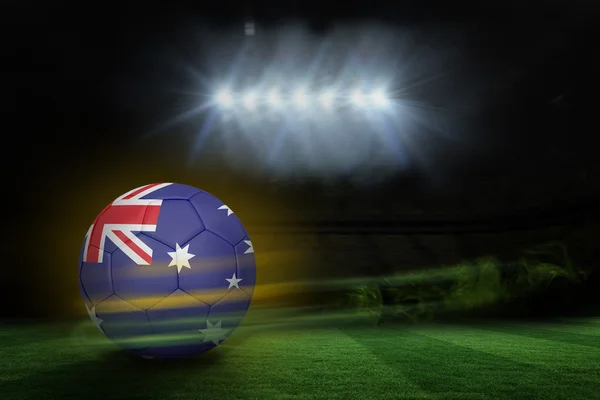 Calcio nei colori australiani — Foto Stock