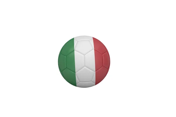 Football in italy colours — Stock Photo, Image