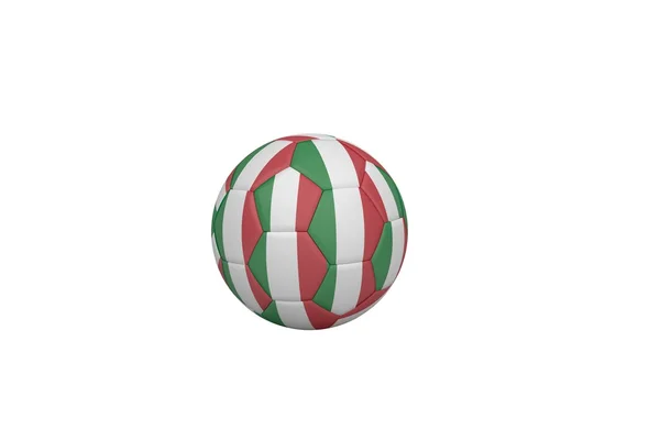 Fußball in italienischen Farben — Stockfoto