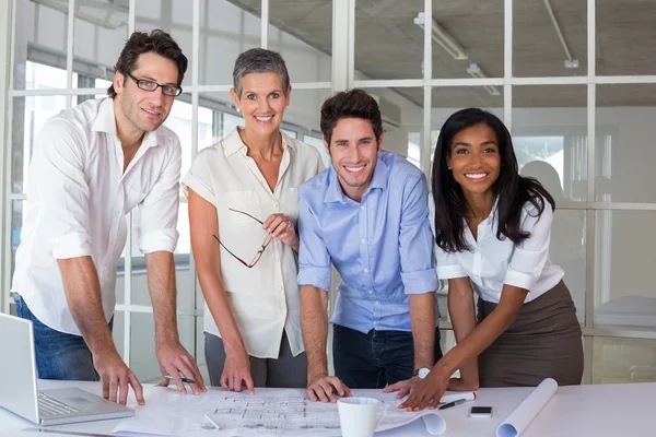 Equipe de arquitetos — Fotografia de Stock